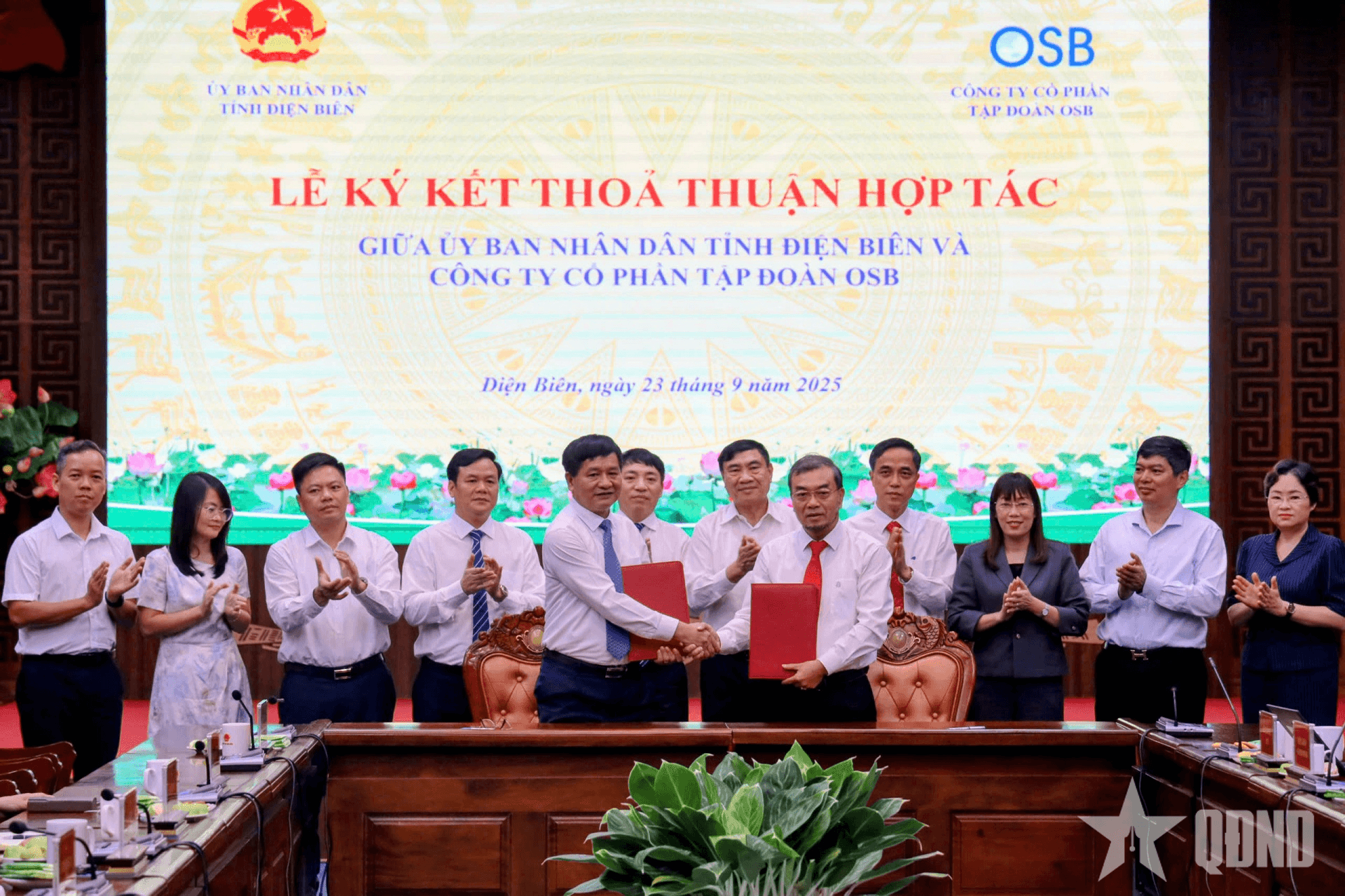Ký kết thỏa thuận hợp tác giữa UBND tỉnh Điện Biên và Công ty Cổ phần Tập đoàn OSB