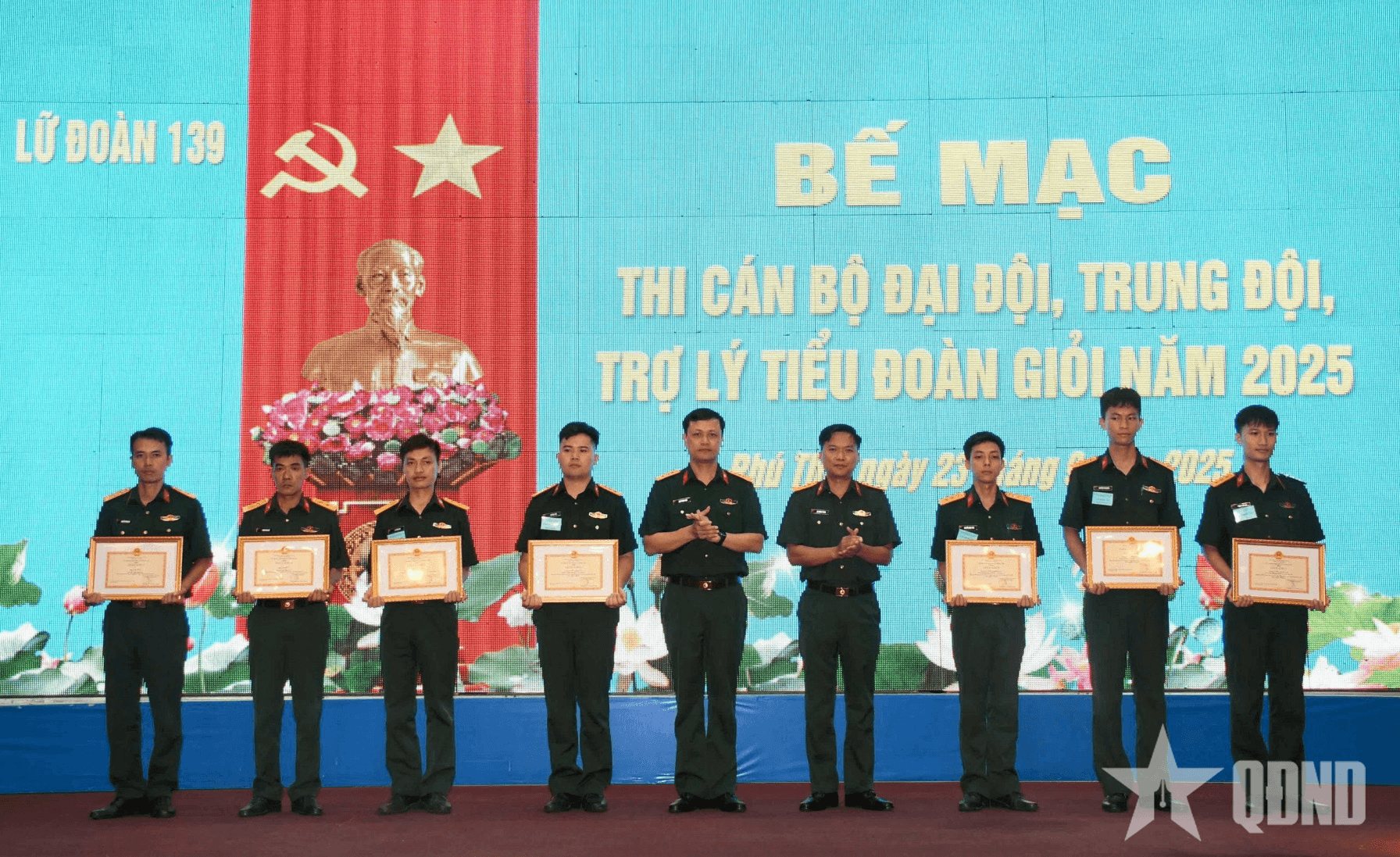 Lữ đoàn 139 (Binh chủng Thông tin liên lạc): Bế mạc thi cán bộ đại đội, trung đội, trợ lý tiểu đoàn giỏi năm 2025