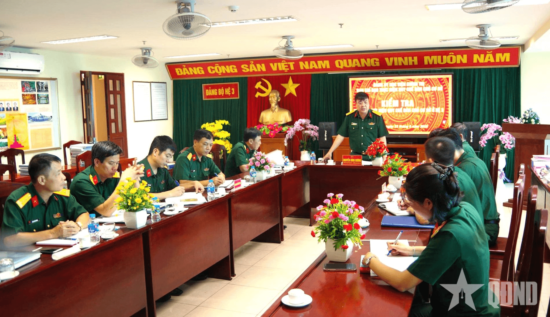 Học viện Chính trị kiểm tra việc thực hiện quy chế dân chủ ở cơ sở tại Hệ 3