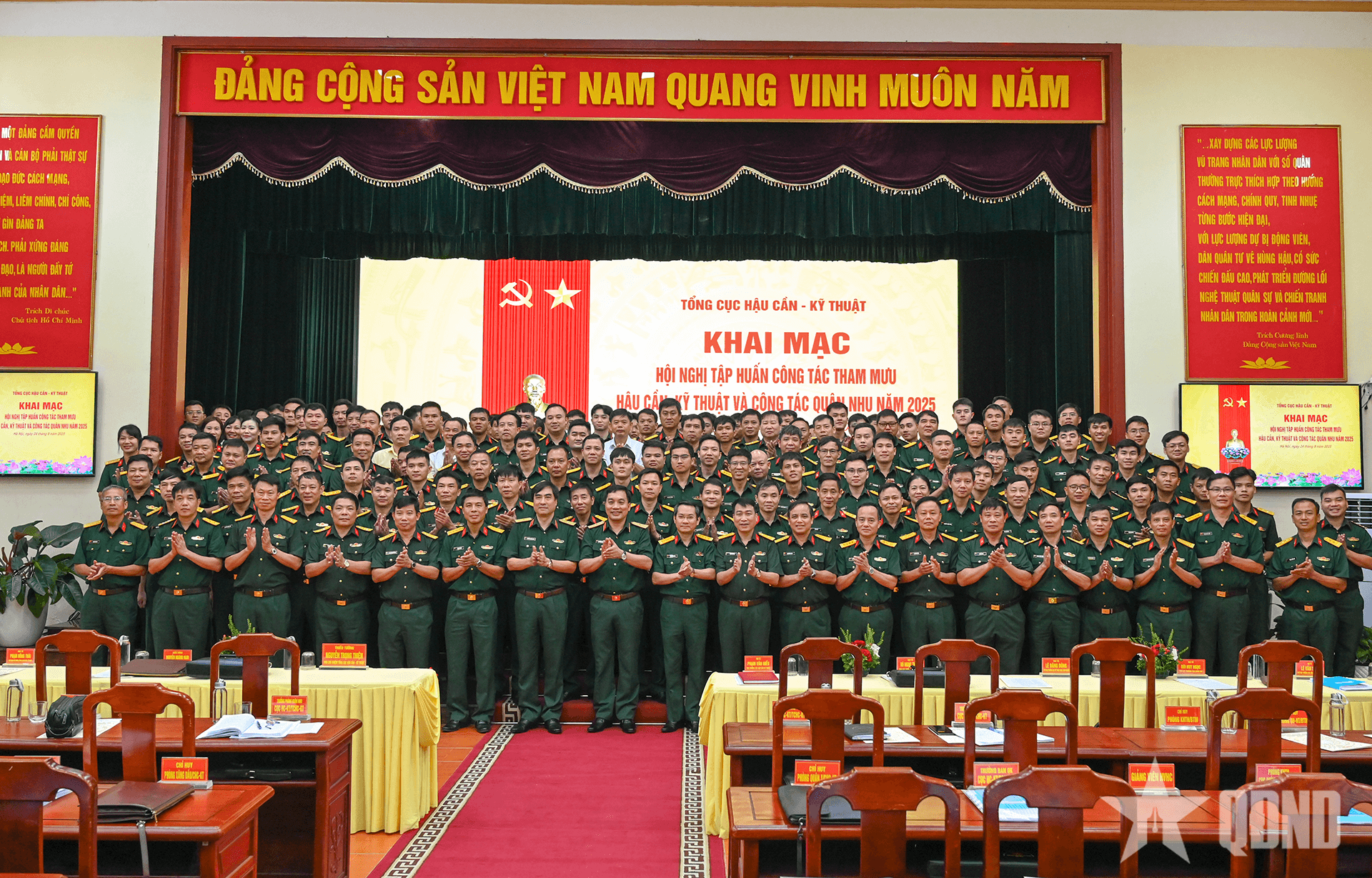 Nâng cao hiệu quả công tác tham mưu hậu cần, kỹ thuật