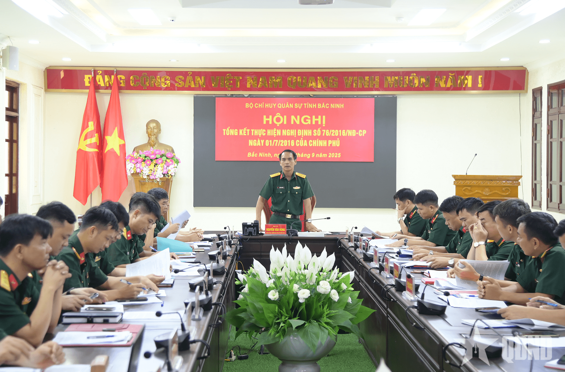 Bộ CHQS tỉnh Bắc Ninh: Bảo đảm đầy đủ tiêu chuẩn hậu cần theo Nghị định số 76