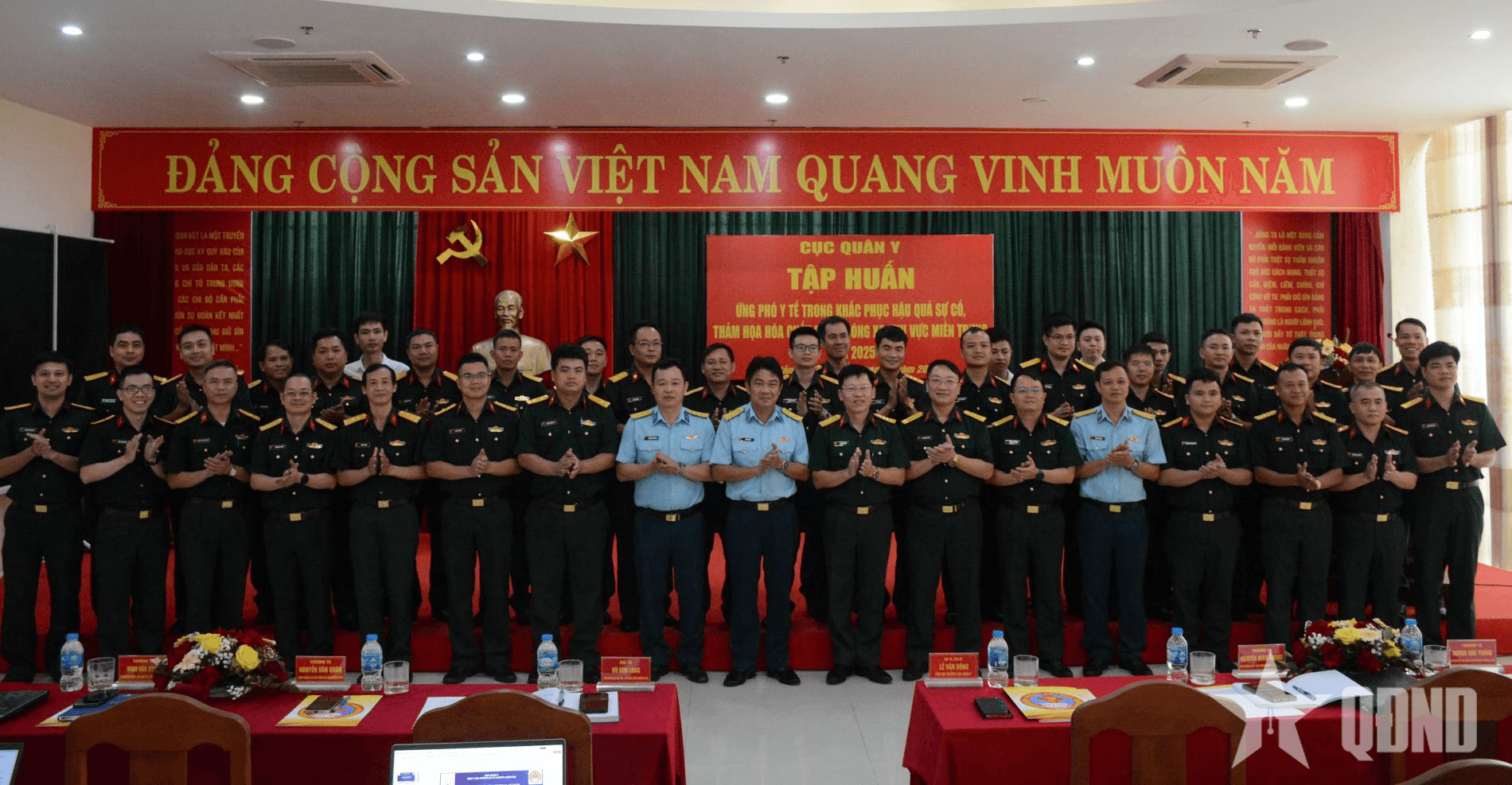 Khai mạc tập huấn ứng phó y tế trong khắc phục hậu quả sự cố, thảm họa chất độc, phóng xạ khu vực miền Trung năm 2025
