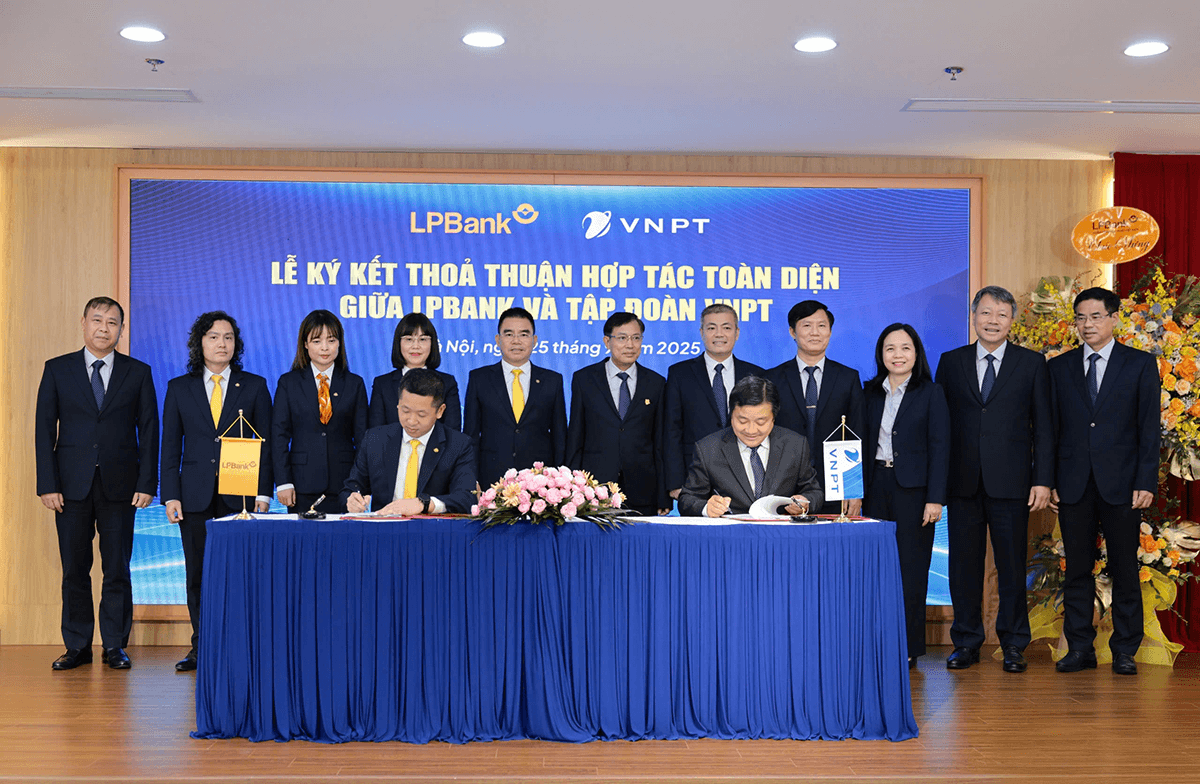 VNPT và LPBank ký kết thỏa thuận hợp tác toàn diện, thúc đẩy chuyển đổi số và phát triển bền vững