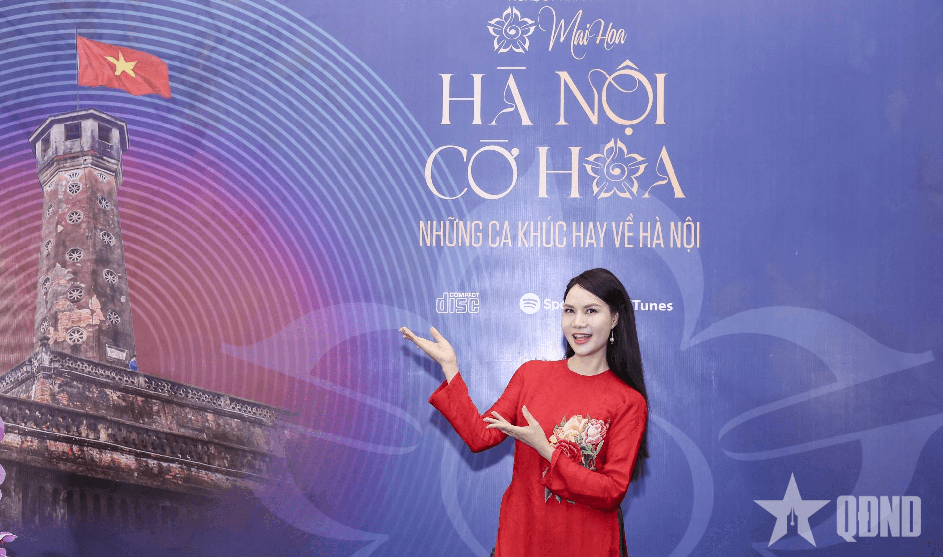 NSND Mai Hoa đưa khán giả dạo chơi trong album nhạc “Hà Nội cờ hoa”