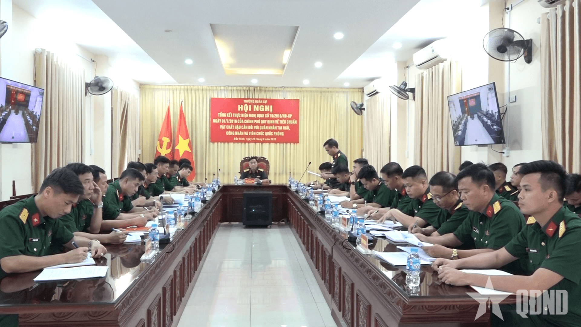 Bảo đảm tốt tiêu chuẩn vật chất hậu cần đối với quân nhân, công nhân, viên chức quốc phòng