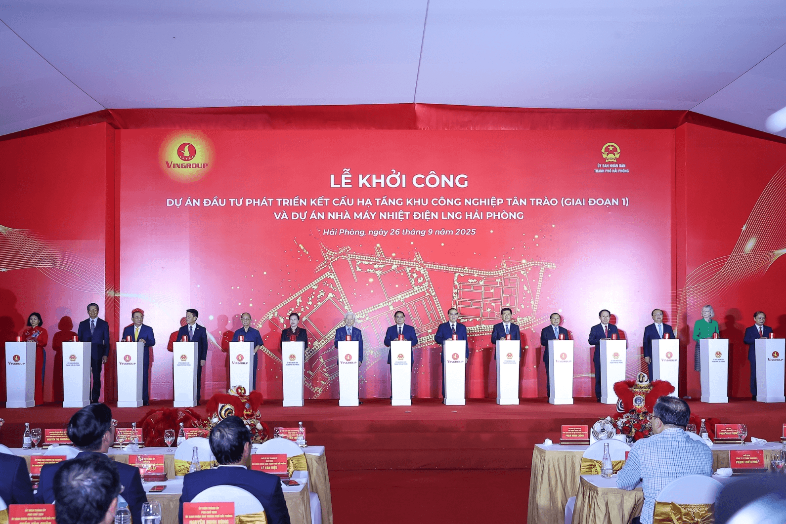 Thủ tướng Phạm Minh Chính dự Lễ khởi công hai dự án lớn tại Hải Phòng