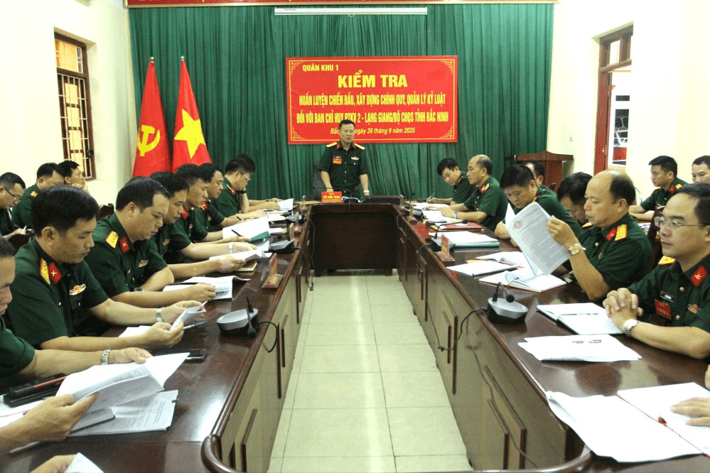 Quân khu 1: Bộ CHQS tỉnh Bắc Ninh quán triệt nghiêm chỉ lệnh công tác sẵn sàng chiến đấu