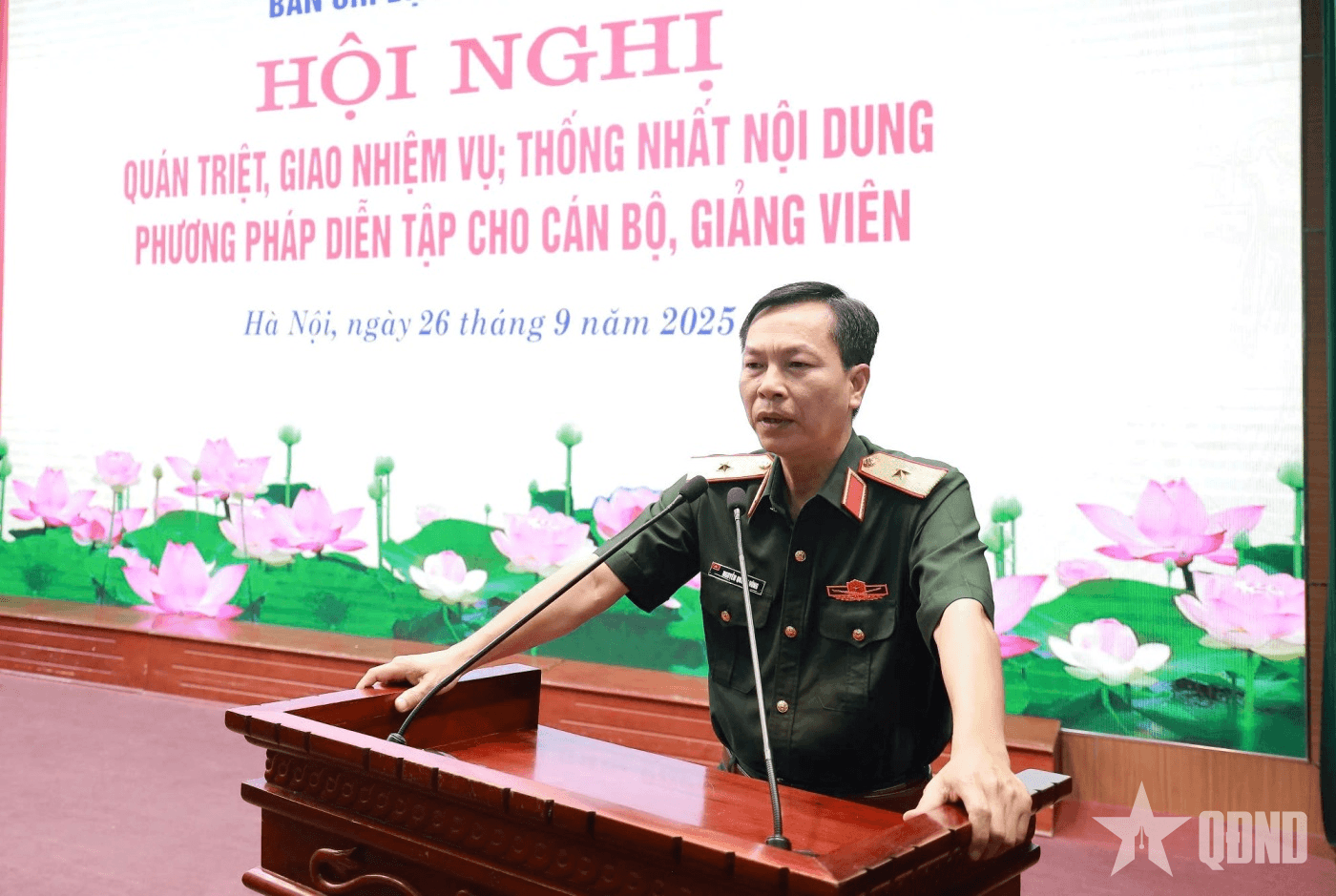 Học viện Hậu cần quyết tâm hoàn thành xuất sắc nhiệm vụ diễn tập H-25C