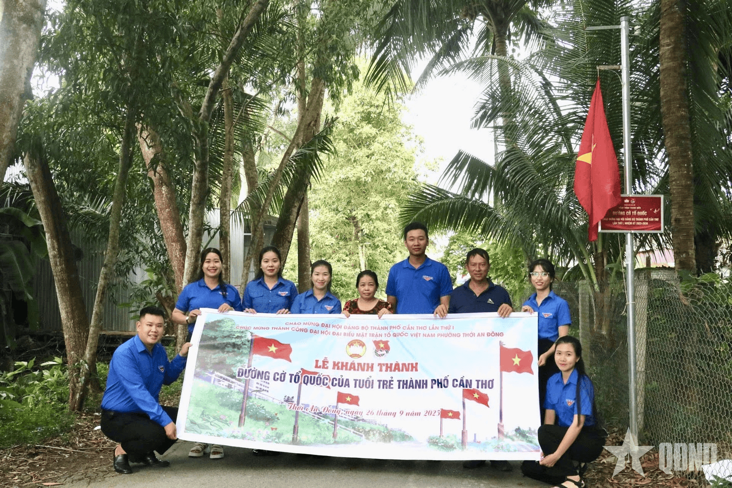 Tuổi trẻ Cần Thơ ra mắt các công trình “Đường cờ Tổ quốc”