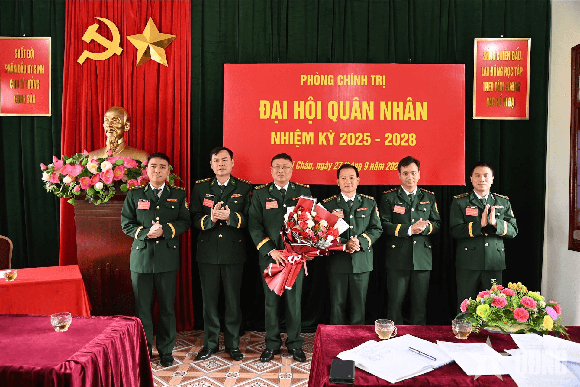 Các đơn vị thuộc Bộ đội Biên phòng Lai Châu tổ chức Đại hội quân nhân