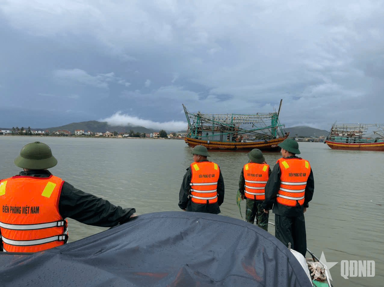 Bộ đội Biên phòng Quảng Trị lên phương án di dời 303 hộ với hơn 1.530 nhân khẩu phòng, tránh bão số 10