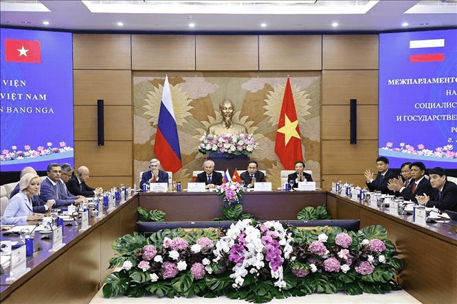 Chủ tịch Duma Quốc gia Quốc hội Liên bang Nga Vyacheslav Volodin kết thúc tốt đẹp chuyến thăm chính thức Việt Nam