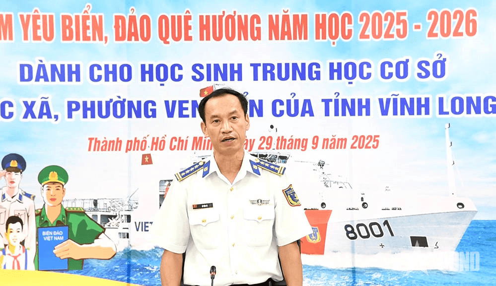 Bộ tư lệnh Vùng Cảnh sát biển 3 phát động Cuộc thi “Em yêu biển, đảo quê hương”