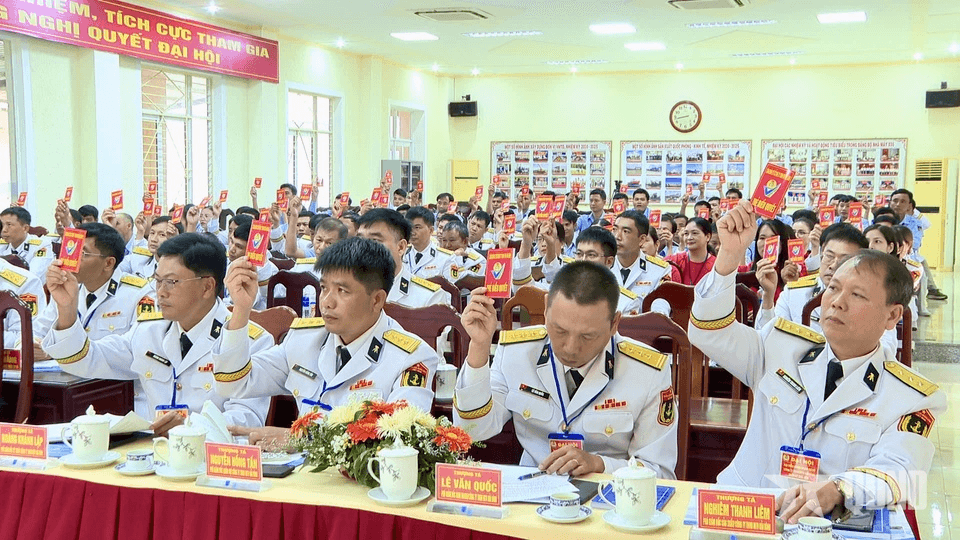 Đại hội đại biểu Công đoàn cơ sở Nhà máy X55 (Cục Hậu cần - Kỹ thuật Quân chủng Hải quân) nhiệm kỳ 2025 - 2030