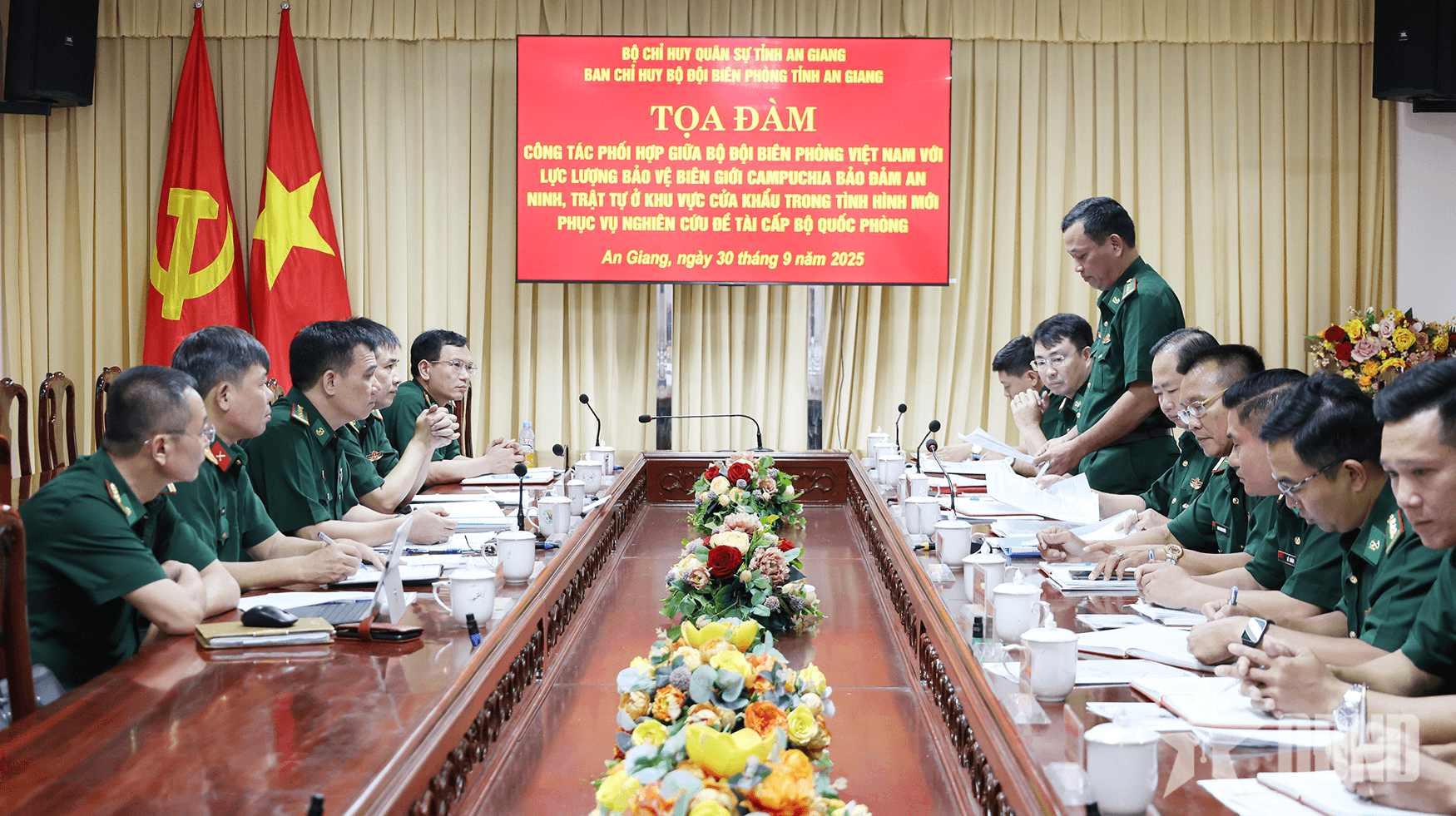 An Giang: Tọa đàm về phối hợp bảo đảm an ninh, trật tự khu vực cửa khẩu Việt Nam - Campuchia
