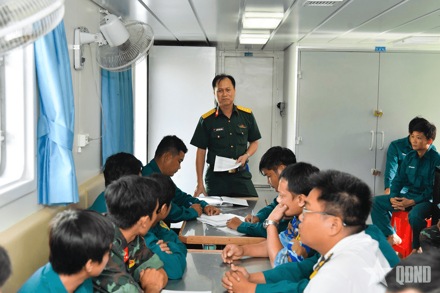 Bộ CHQS tỉnh An Giang phối hợp sửa chữa, bảo hành, nghiệm thu tàu Hải đội Dân quân thường trực
