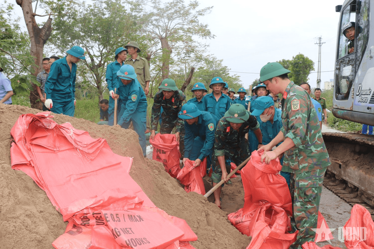 Nghệ An: Khẩn trương khắc phục sụt lún đê sông Vinh