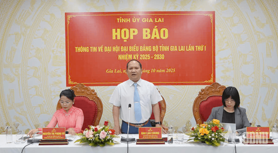Đại hội đại biểu Đảng bộ tỉnh Gia Lai lần thứ I sẽ xác định 5 quan điểm phát triển