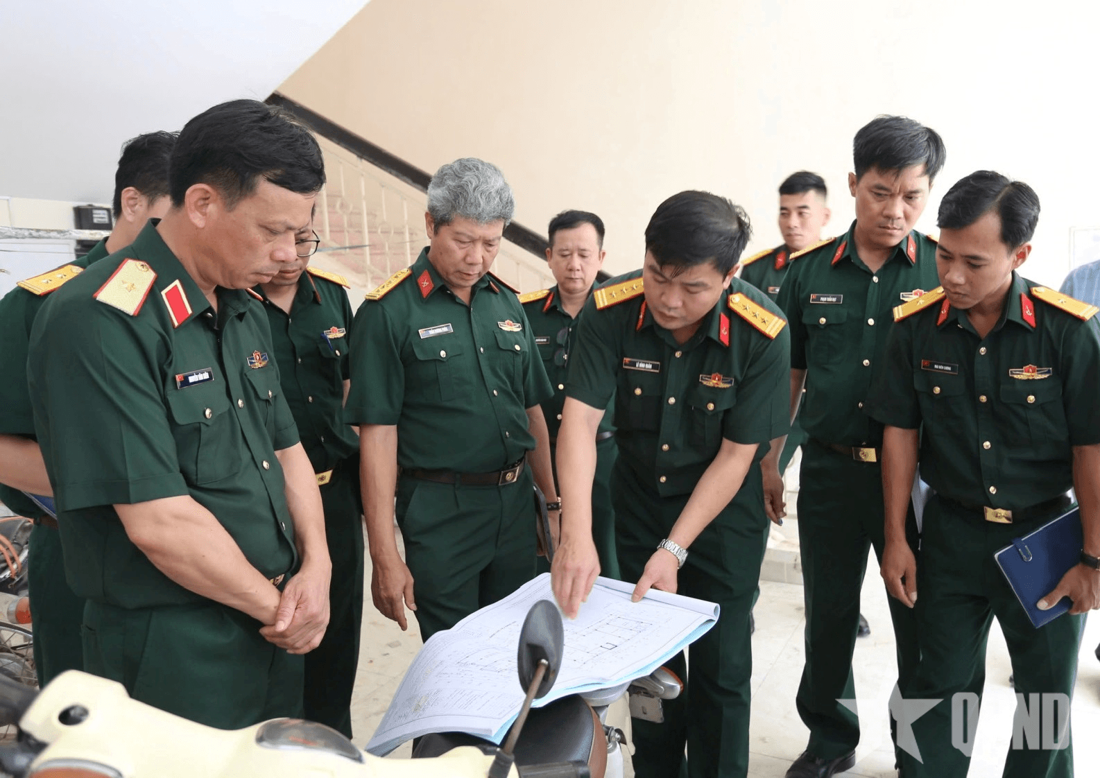 Kiểm tra công tác doanh trại và nghiệm thu hoàn thành các dự án xây dựng tại Học viện Hậu cần