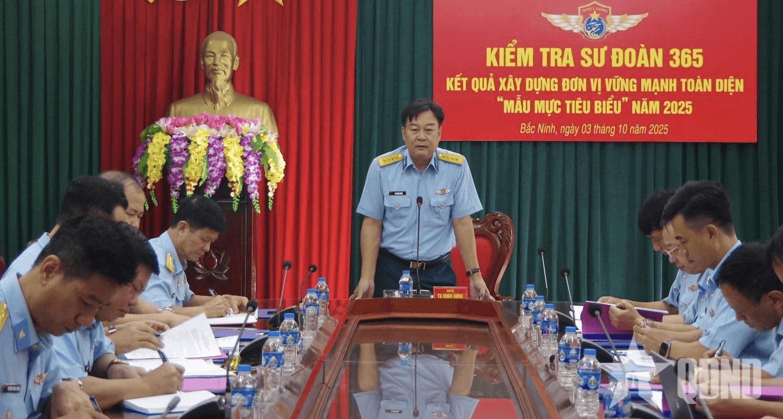 Kiểm tra công tác xây dựng đơn vị vững mạnh toàn diện “Mẫu mực, tiêu biểu” đối với Sư đoàn Phòng không 365