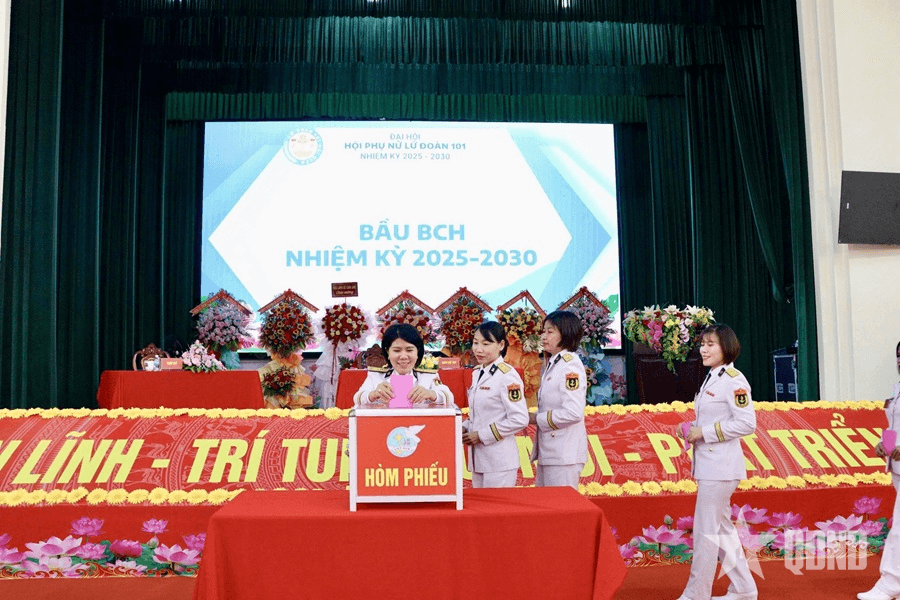 Lữ đoàn 101, Vùng 4 Hải quân tổ chức Đại hội Phụ nữ nhiệm kỳ 2025-2030