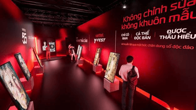 “Bảo tàng số”- nghệ thuật kết hợp công nghệ đầy sáng tạo tại Viettel Y-Fest 2025