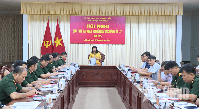 Tỉnh Đắk Lắk triển khai hoạt động của Ban Chỉ đạo Đề án 1371