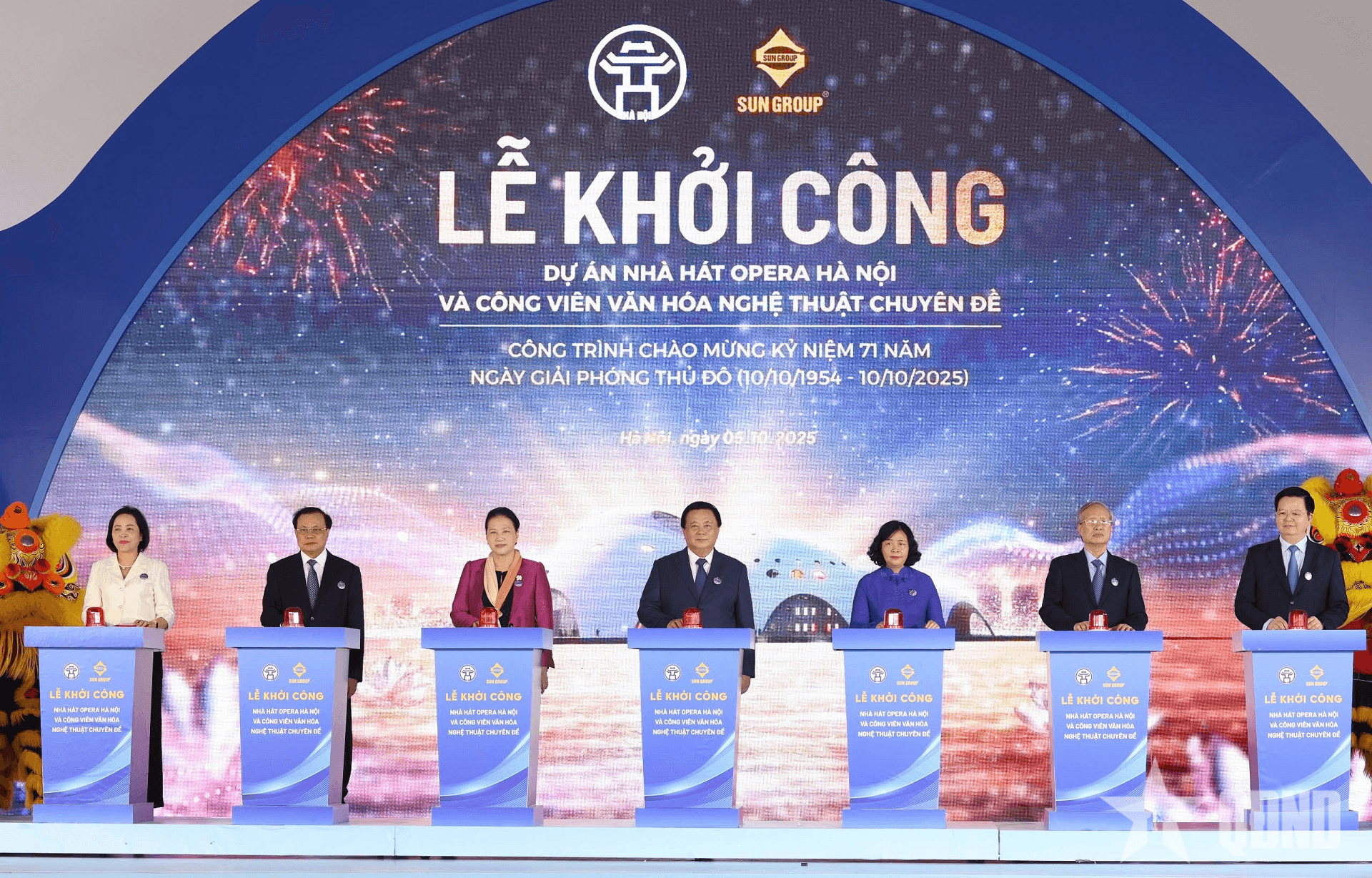 Khởi công Nhà hát Opera Hà Nội và Công viên văn hóa nghệ thuật tầm vóc thế giới