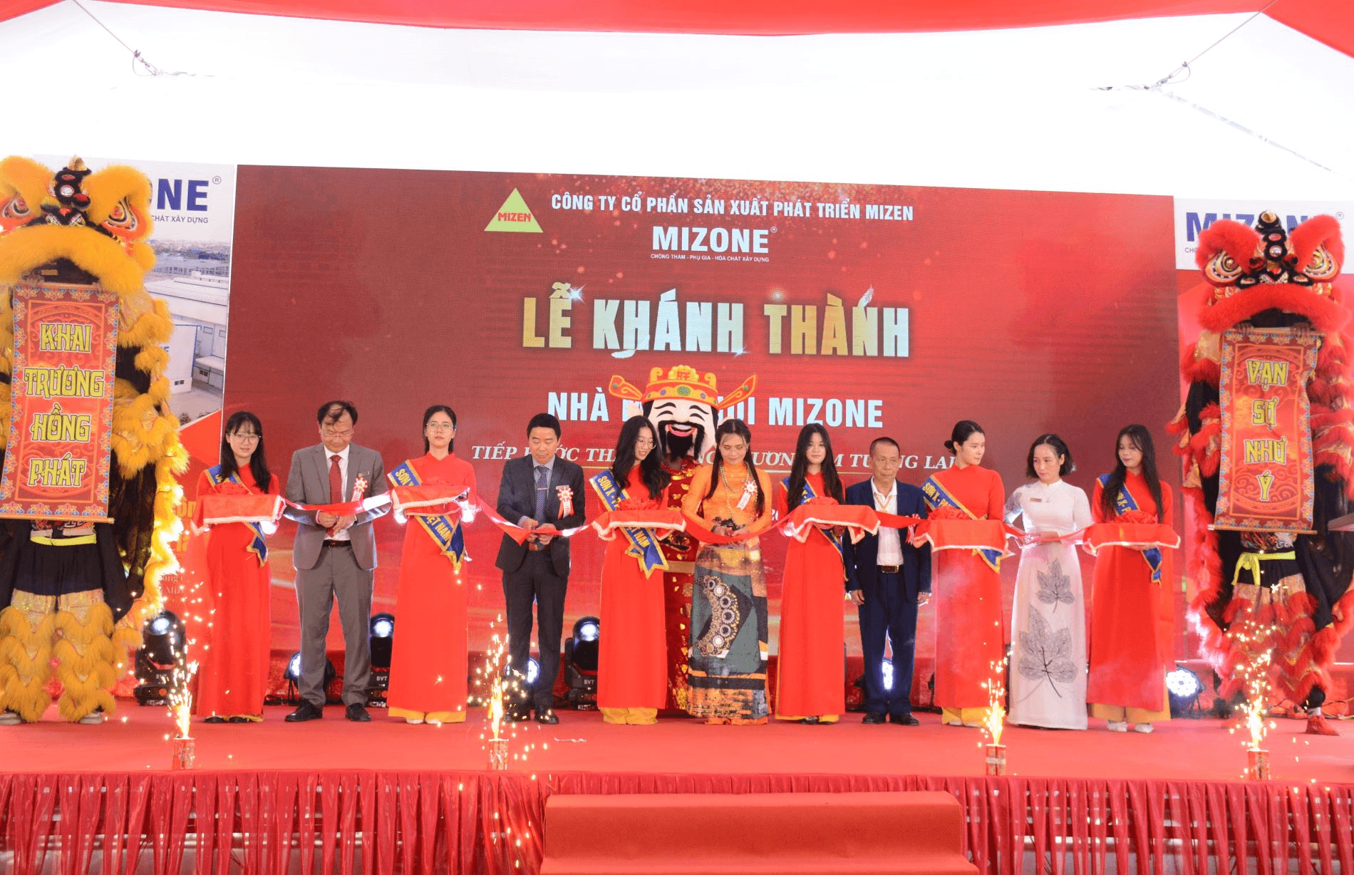 Khánh thành Nhà máy Mizone sản xuất sản phẩm chống thấm, phụ gia, hóa chất xây dựng