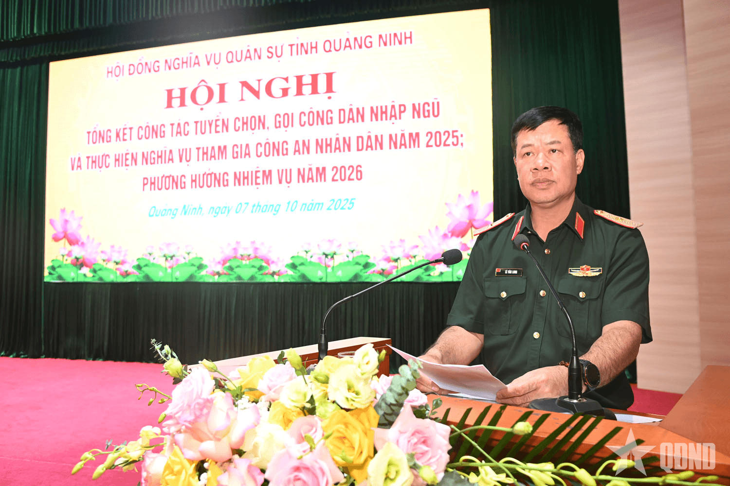 Hội đồng NVQS tỉnh Quảng Ninh: Triển khai công tác tuyển quân năm 2026