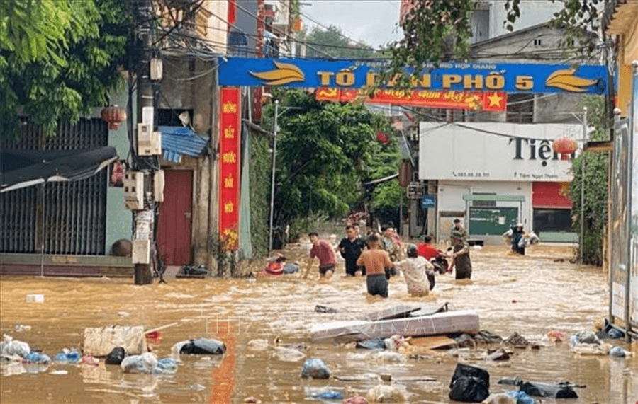 Cao Bằng xuất hiện cộng hưởng đỉnh lũ