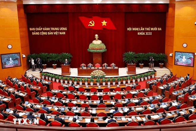 Thông cáo báo chí về ngày làm việc thứ hai Hội nghị Trung ương 13 khóa XIII