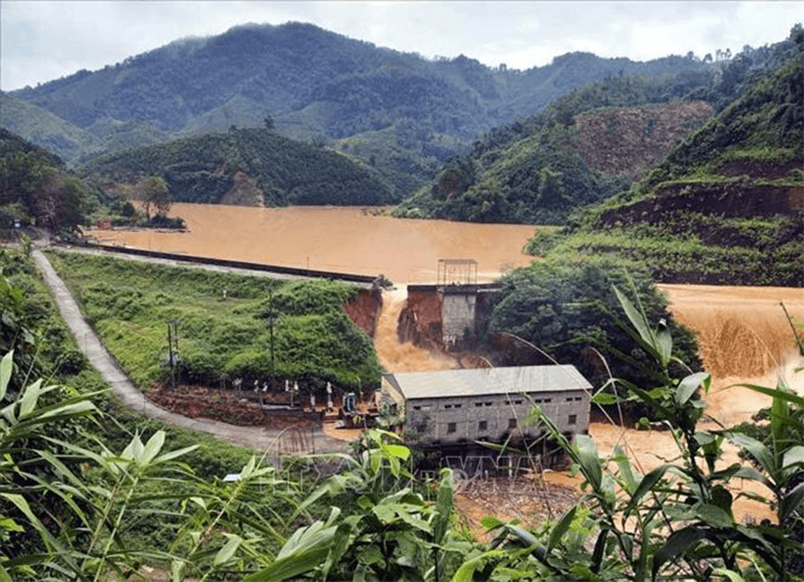 Bộ Công Thương thông tin về sự cố vỡ mảng tường bao ngăn đập đất thủy điện Bắc Khê 1