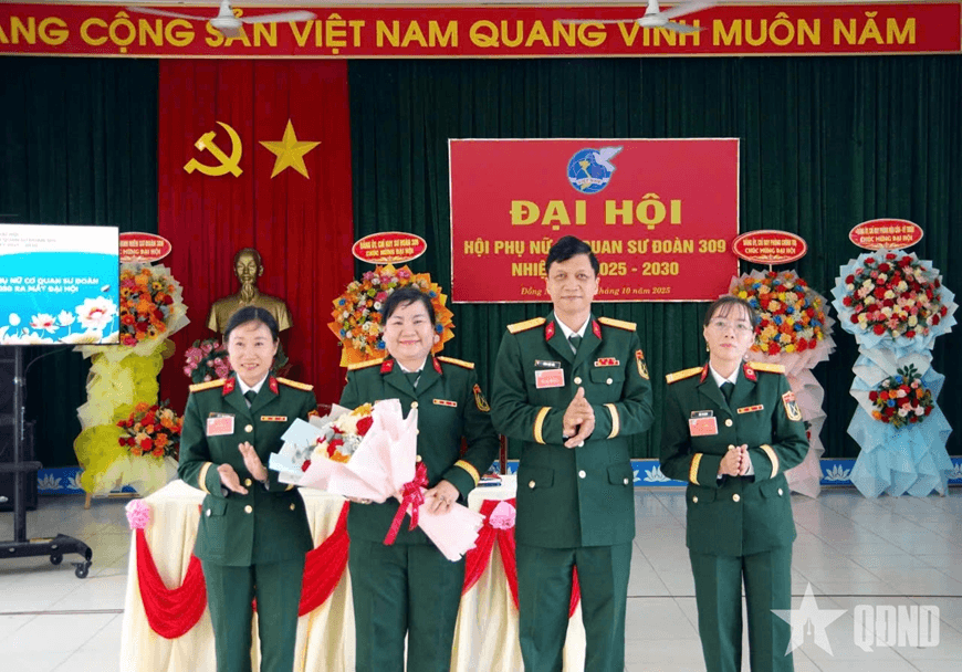 Đại hội Hội Phụ nữ Cơ quan Sư đoàn 309 nhiệm kỳ 2025-2030
