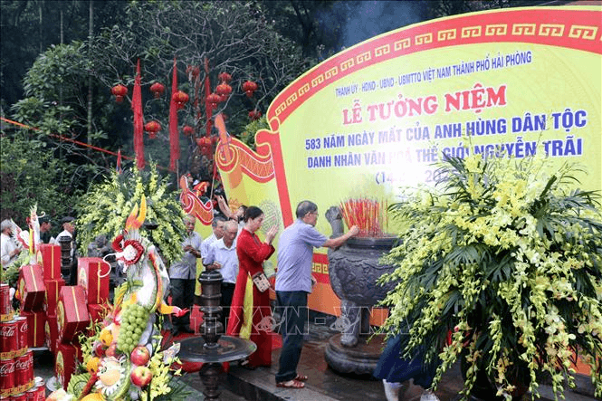 Tưởng nhớ Anh hùng dân tộc, danh nhân văn hóa thế giới Nguyễn Trãi
