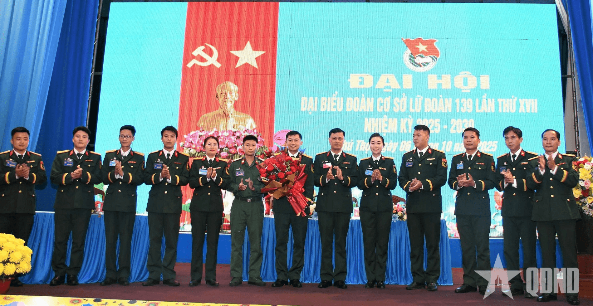 Đại hội đại biểu Đoàn cơ sở Lữ đoàn 139, Binh chủng Thông tin liên lạc lần thứ XVII, nhiệm kỳ 2025-2030 thành công tốt đẹp