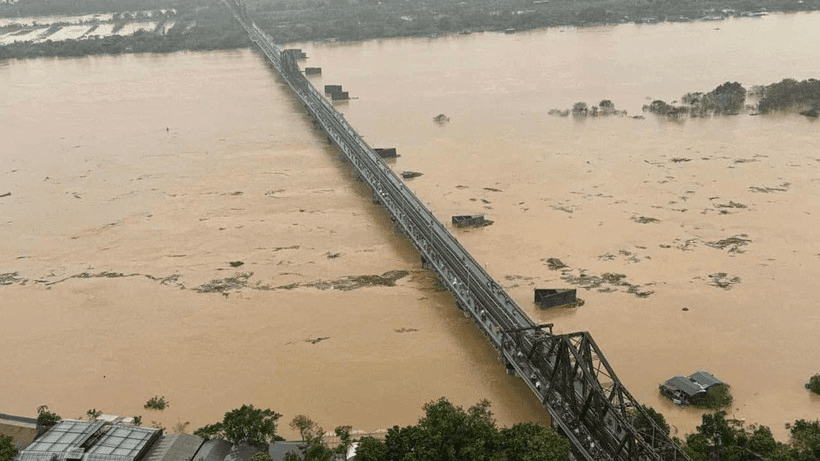 Hà Nội: Mực nước tại một số sông dâng nhanh, trên báo động 1