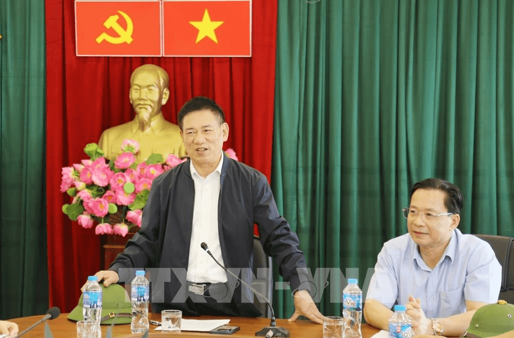 Phó thủ tướng Hồ Đức Phớc kiểm tra công tác ứng phó mưa lũ tại tỉnh Lạng Sơn