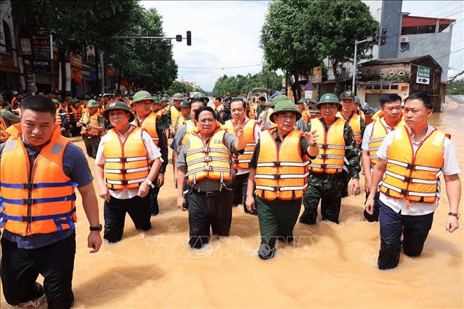 Thủ tướng Phạm Minh Chính trực tiếp chỉ đạo cứu nạn, khắc phục hậu quả lũ lụt tại Thái Nguyên