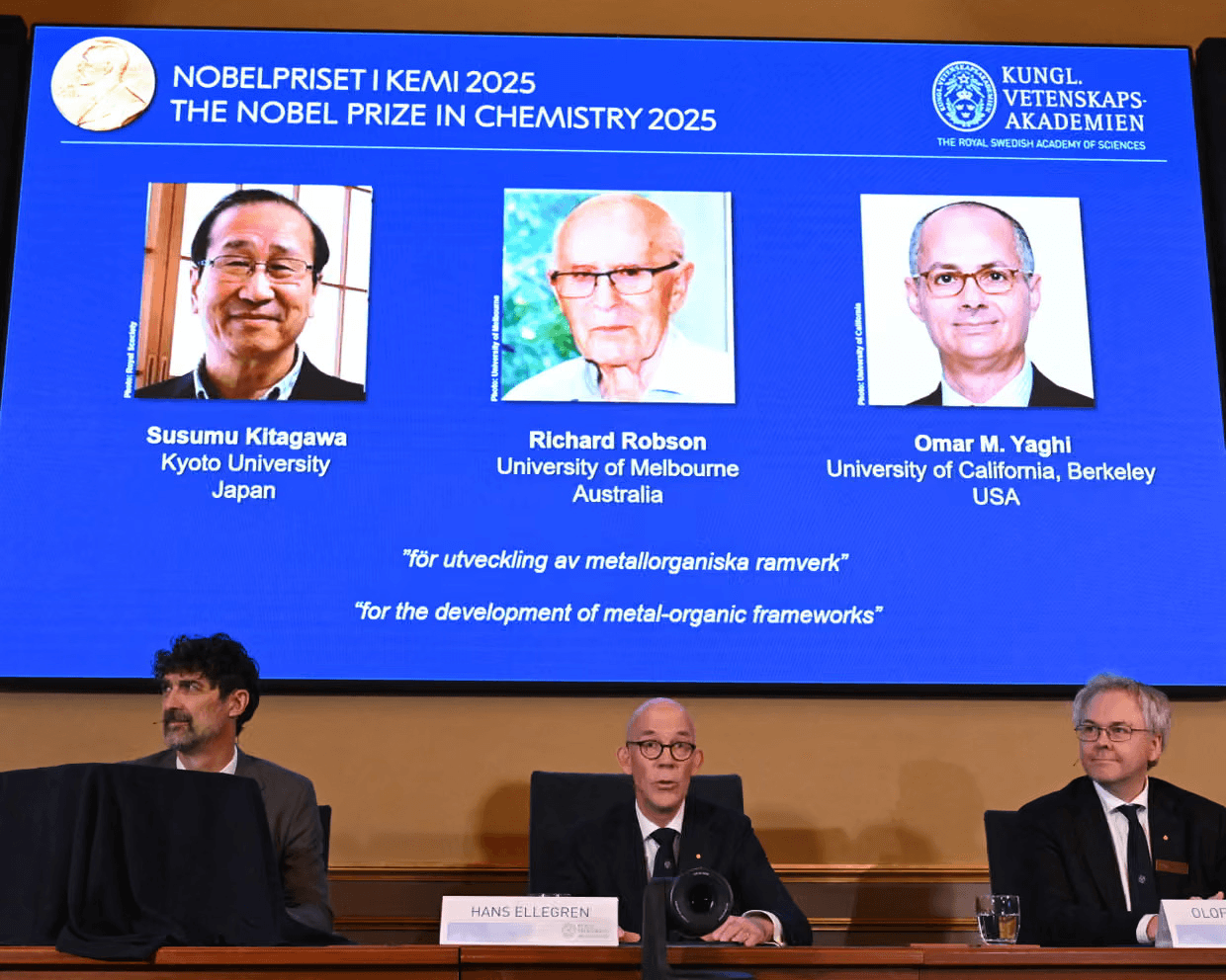 GS Omar M. Yaghi - Chủ nhân Giải thưởng VinFuture nhận Giải Nobel Hóa học 2025