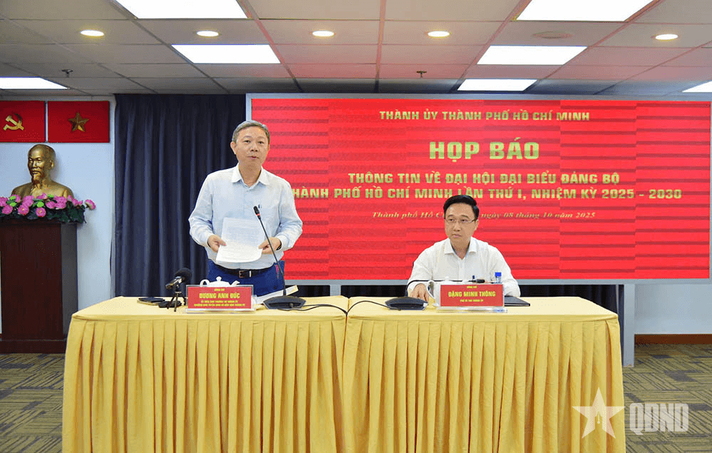 Đại hội Đảng bộ TP Hồ Chí Minh lần thứ I diễn ra từ 13 đến 15-10
