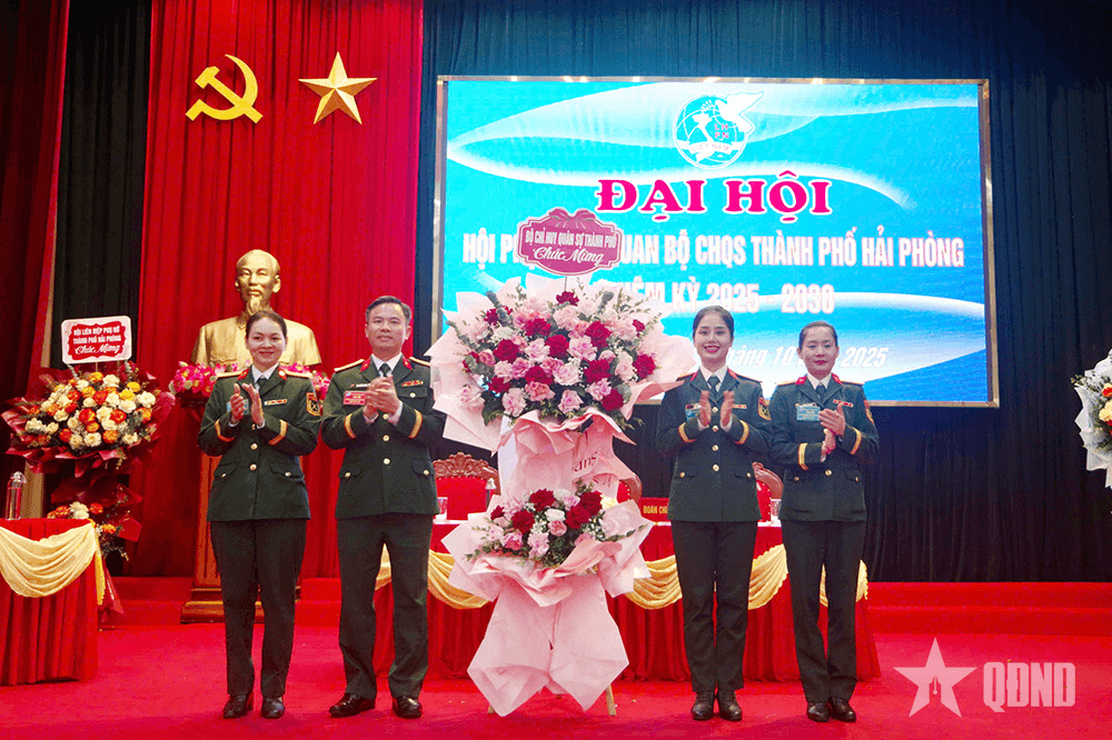Hội Phụ nữ cơ quan Bộ CHQS TP Hải Phòng đại hội nhiệm kỳ 2025-2030