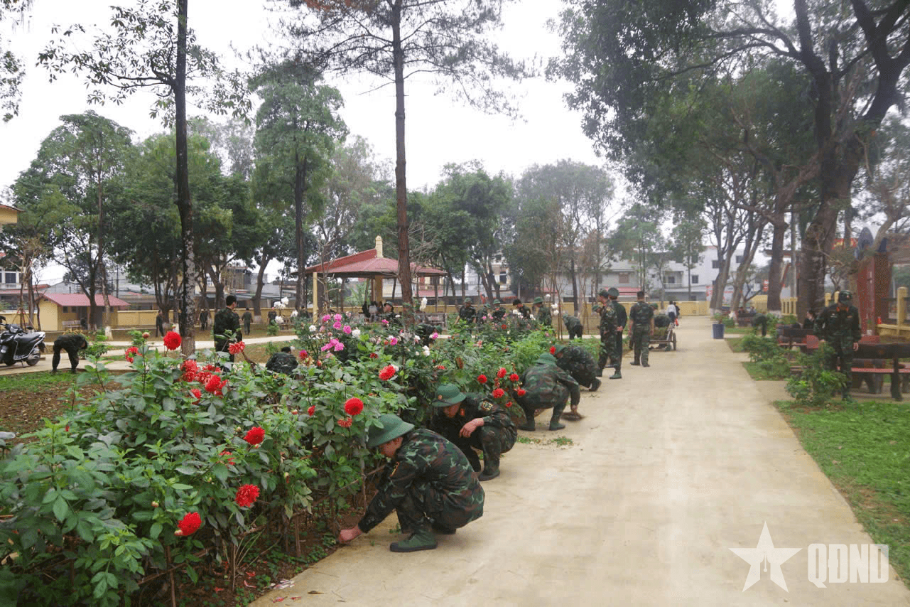 Màu xanh chính quy ở ngôi trường anh hùng