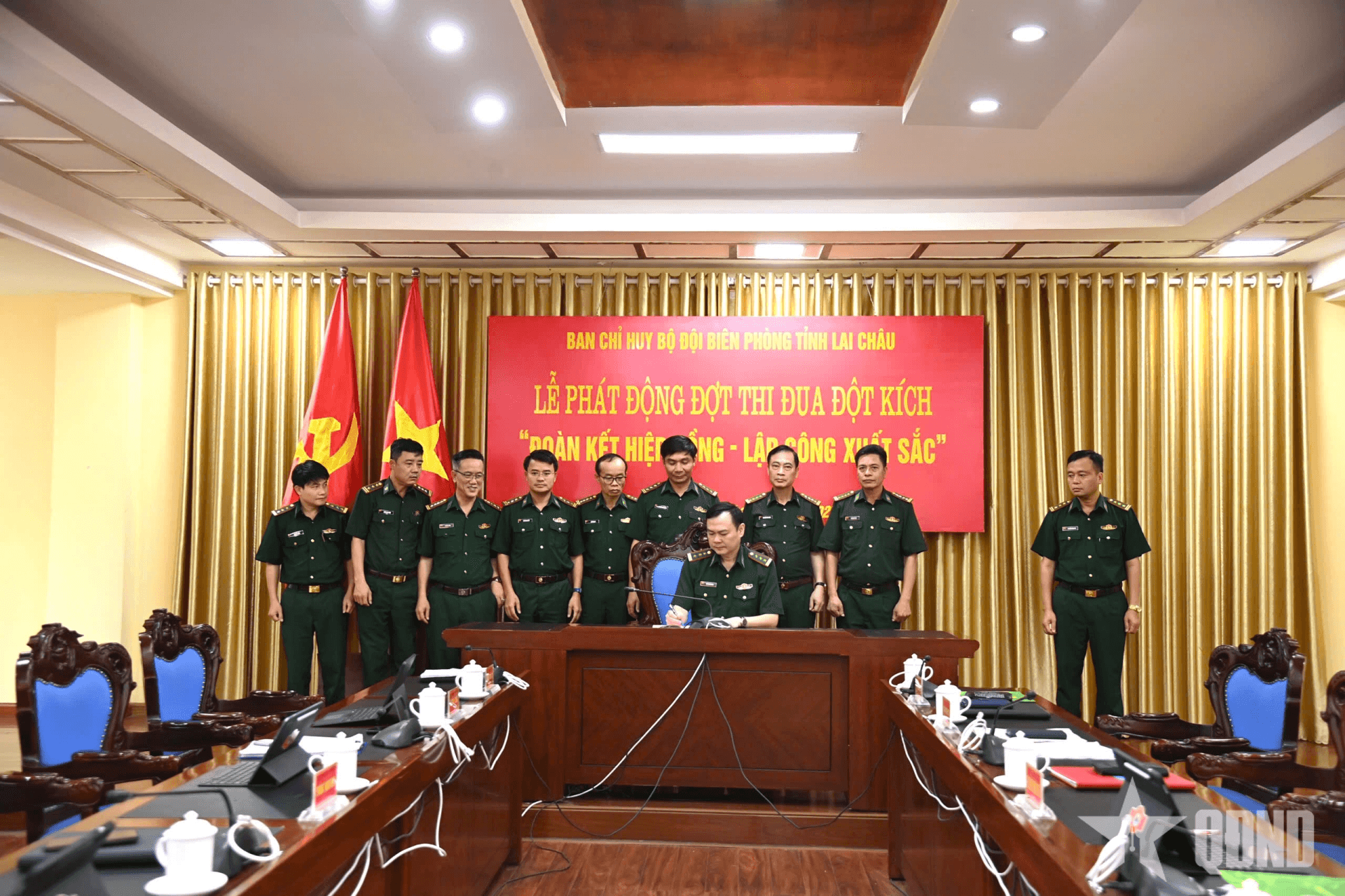 Bộ đội Biên phòng tỉnh Lai Châu phát động thi đua đột kích
