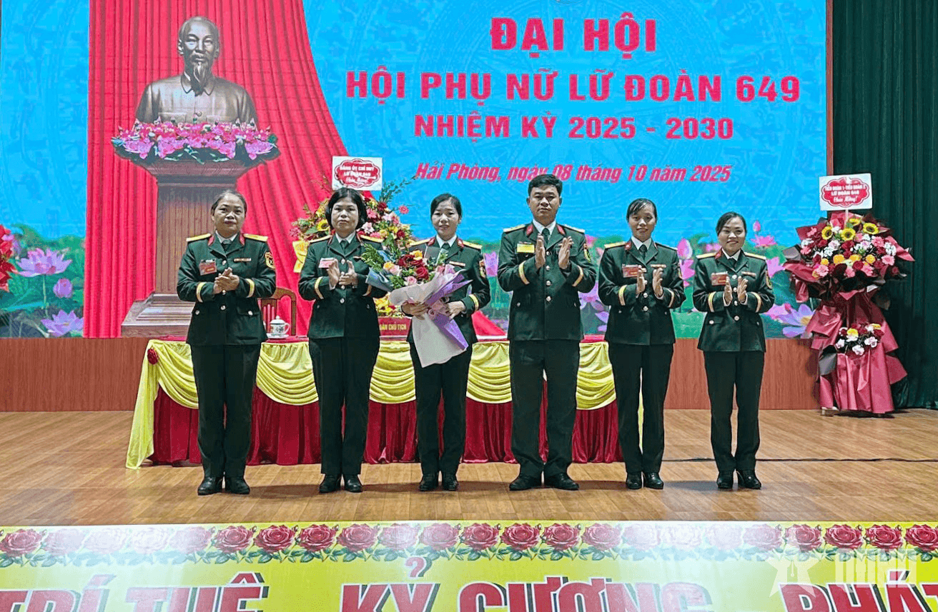 Các tổ chức quần chúng Lữ đoàn 649 quyết tâm thực hiện thắng lợi mục tiêu, nhiệm vụ