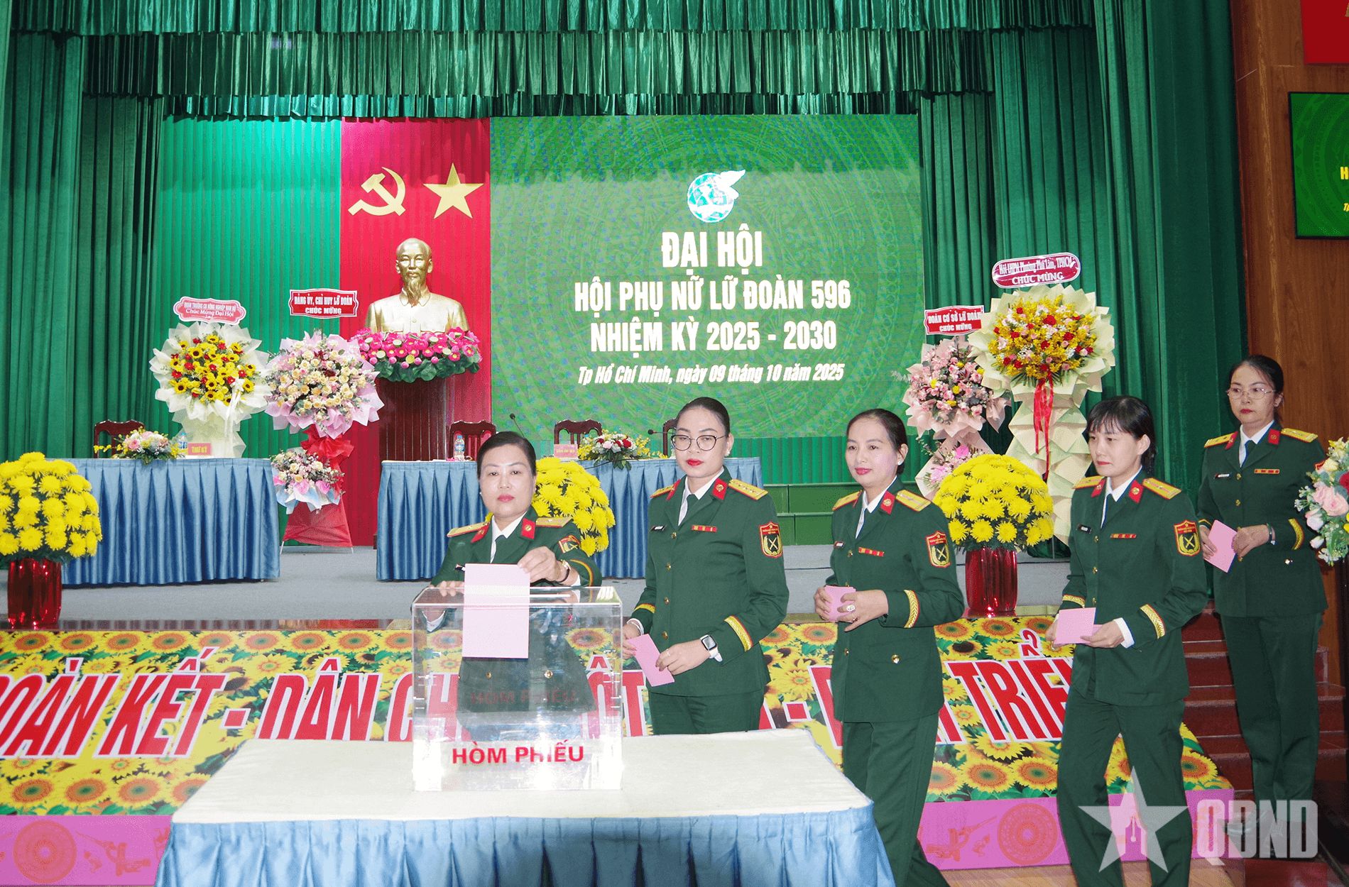 Lữ đoàn 596, Binh chủng Thông tin liên lạc tổ chức thành công Đại hội Đoàn, Phụ nữ nhiệm kỳ 2025 - 2030