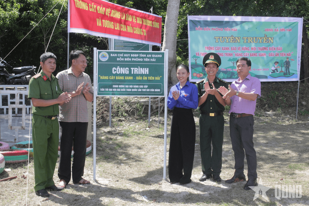 An Giang: Thực hiện Công trình “Hàng cây Bàng xanh - Dấu ấn Tiên Hải”