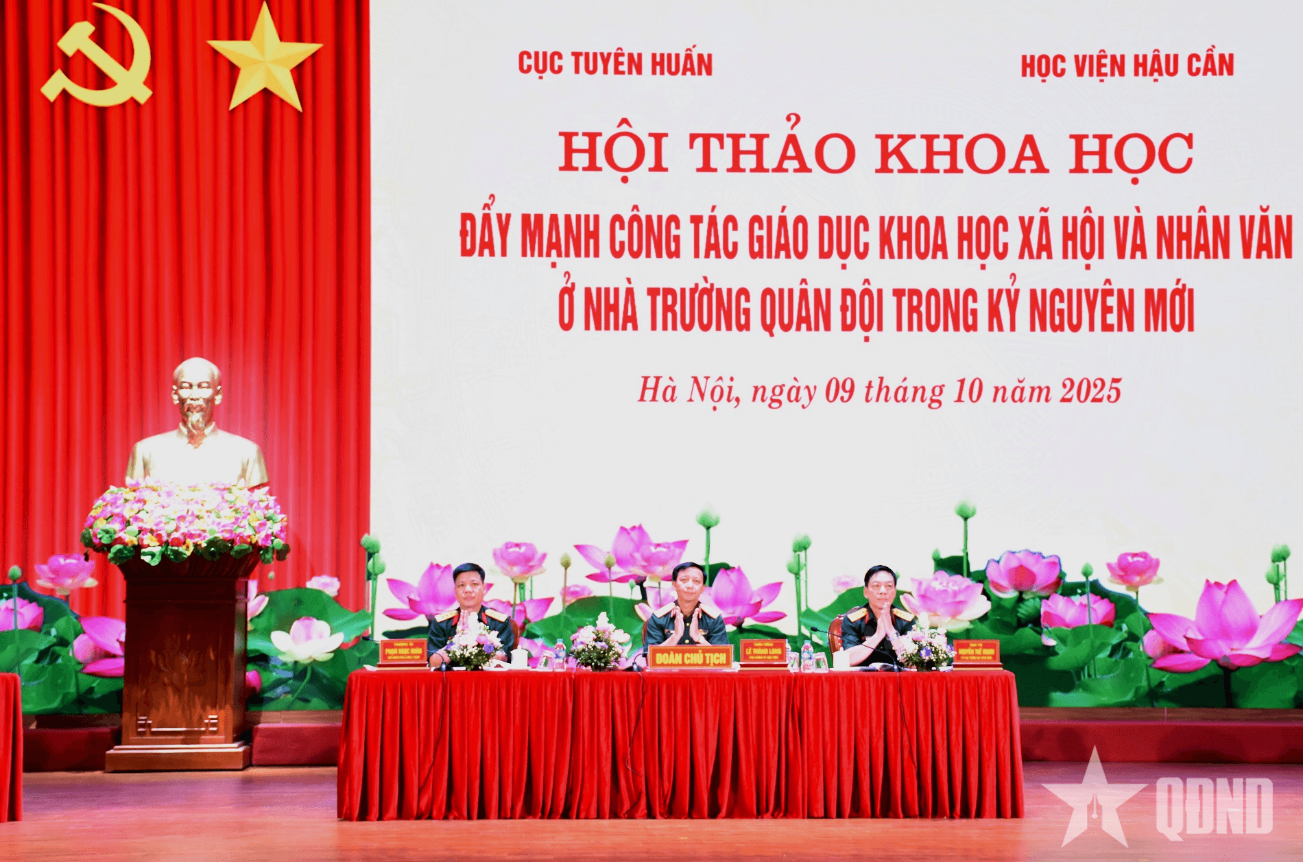 Hội thảo khoa học “Đẩy mạnh công tác giáo dục khoa học xã hội và nhân văn ở nhà trường Quân đội trong kỷ nguyên mới”