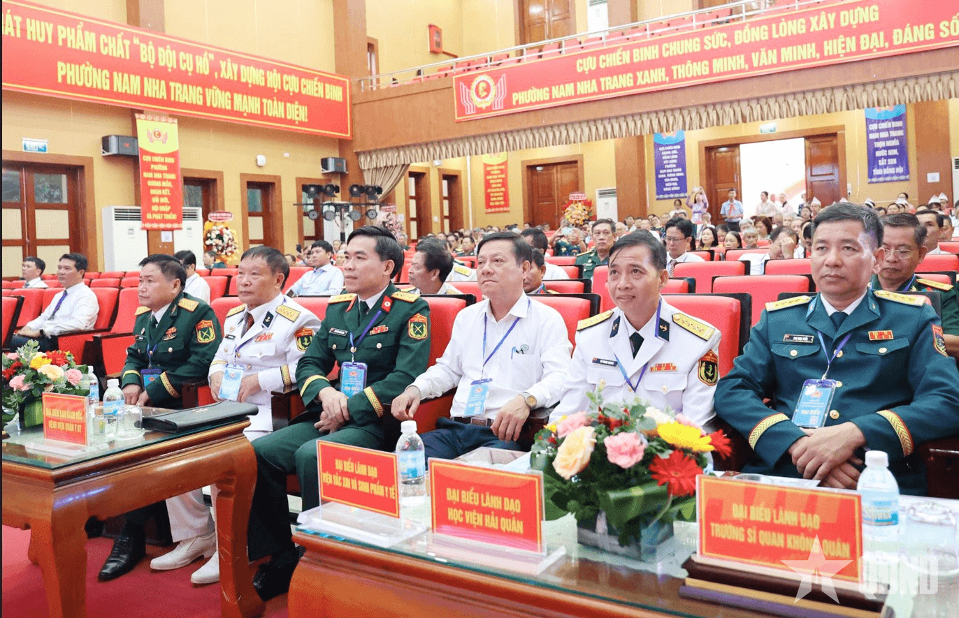 Đại hội đại biểu Hội Cựu chiến binh phường Nam Nha Trang lần thứ VIII, nhiệm kỳ 2025-2030