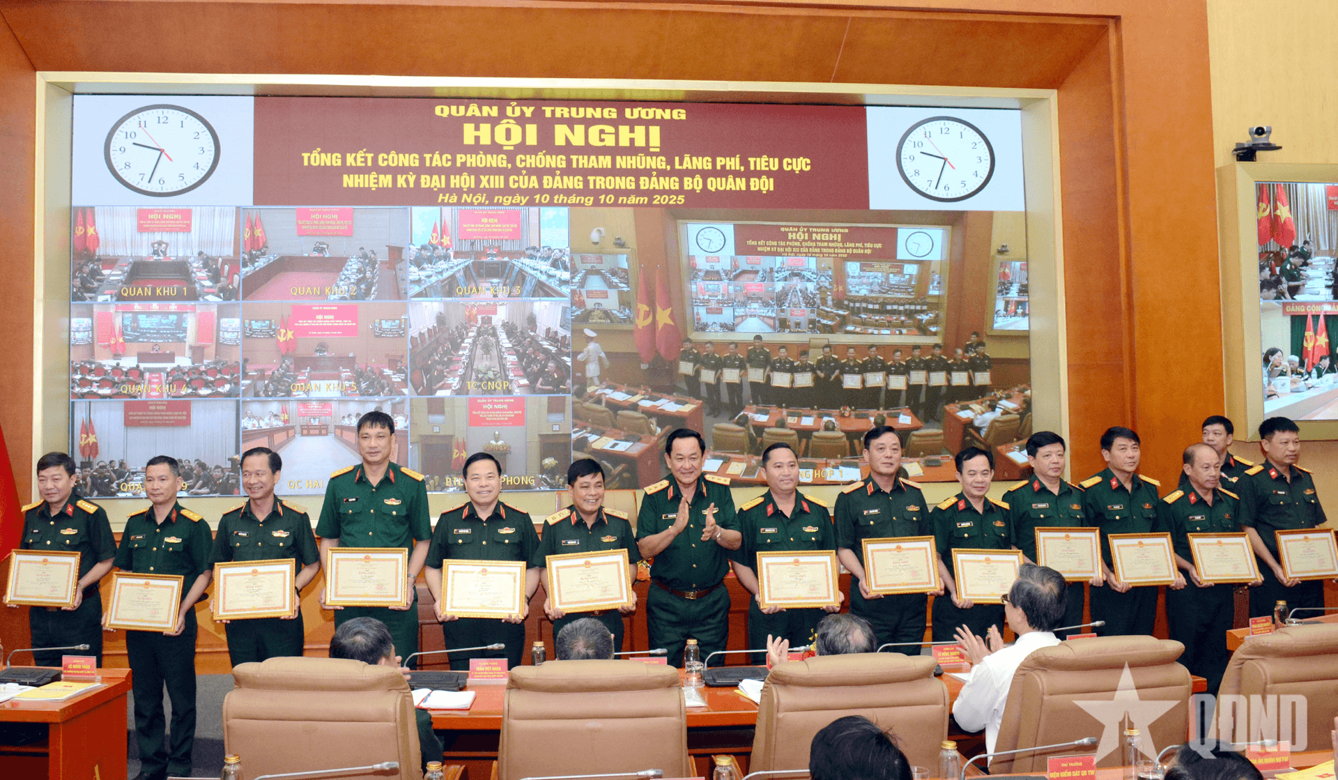 Tổng kết công tác phòng, chống tham nhũng, lãng phí, tiêu cực nhiệm kỳ Đại hội XIII của Đảng trong Đảng bộ Quân đội